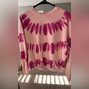 Pink & Magenta Tie Dye Sweater